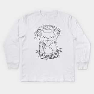 Murder Mittens Kids Long Sleeve T-Shirt